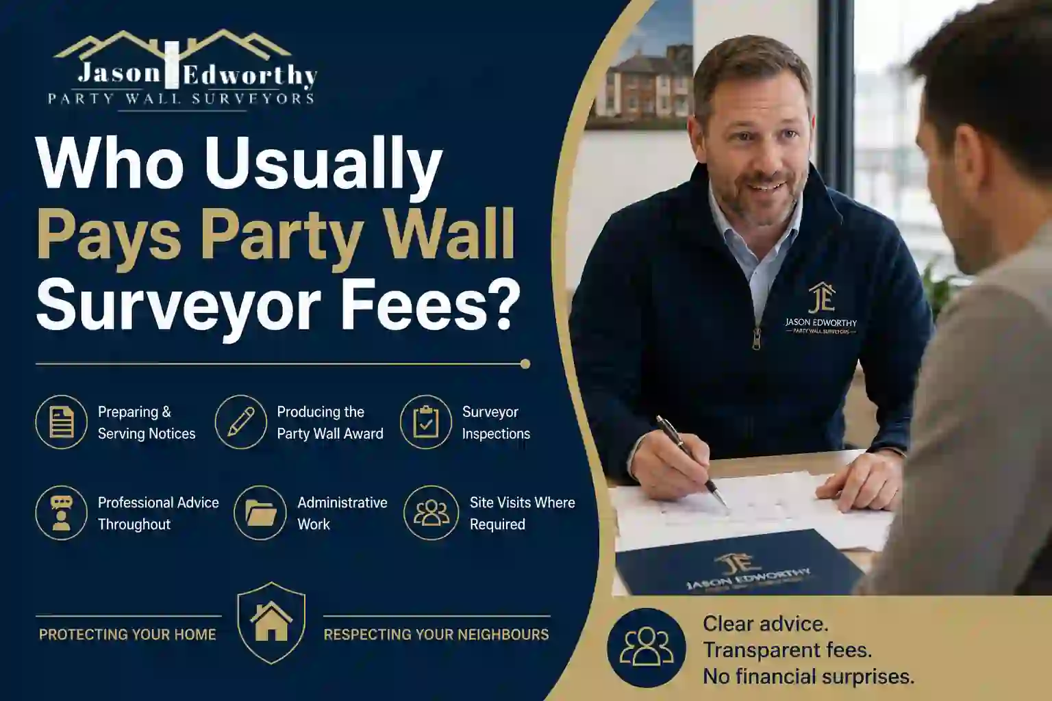Who Usually Pays Party Wall Surveyor Fees Crewe?